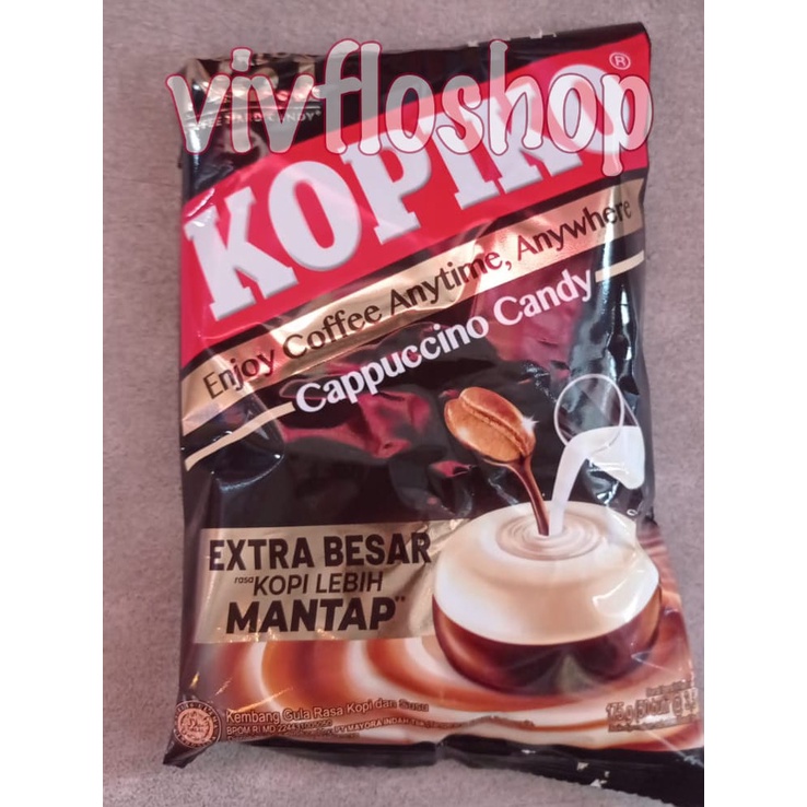 

(Bag) Permen Kopiko Coffee Shot Classic & Cappuccino Candy Kemasan Bag (50 x 3,5 gram)