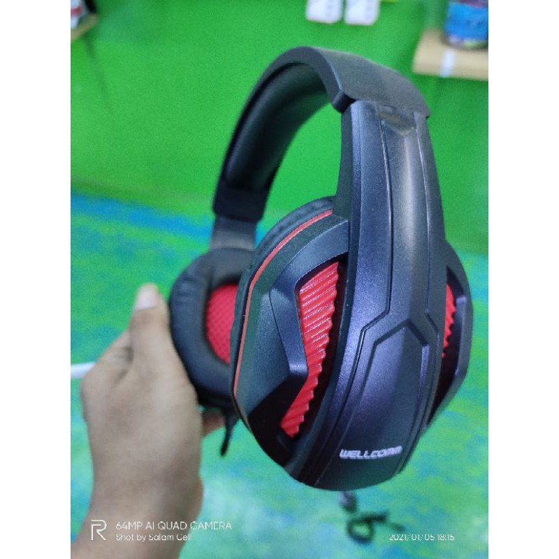 Headset Gaming WELLCOMM Buat Segala Type Hp,Pc Original