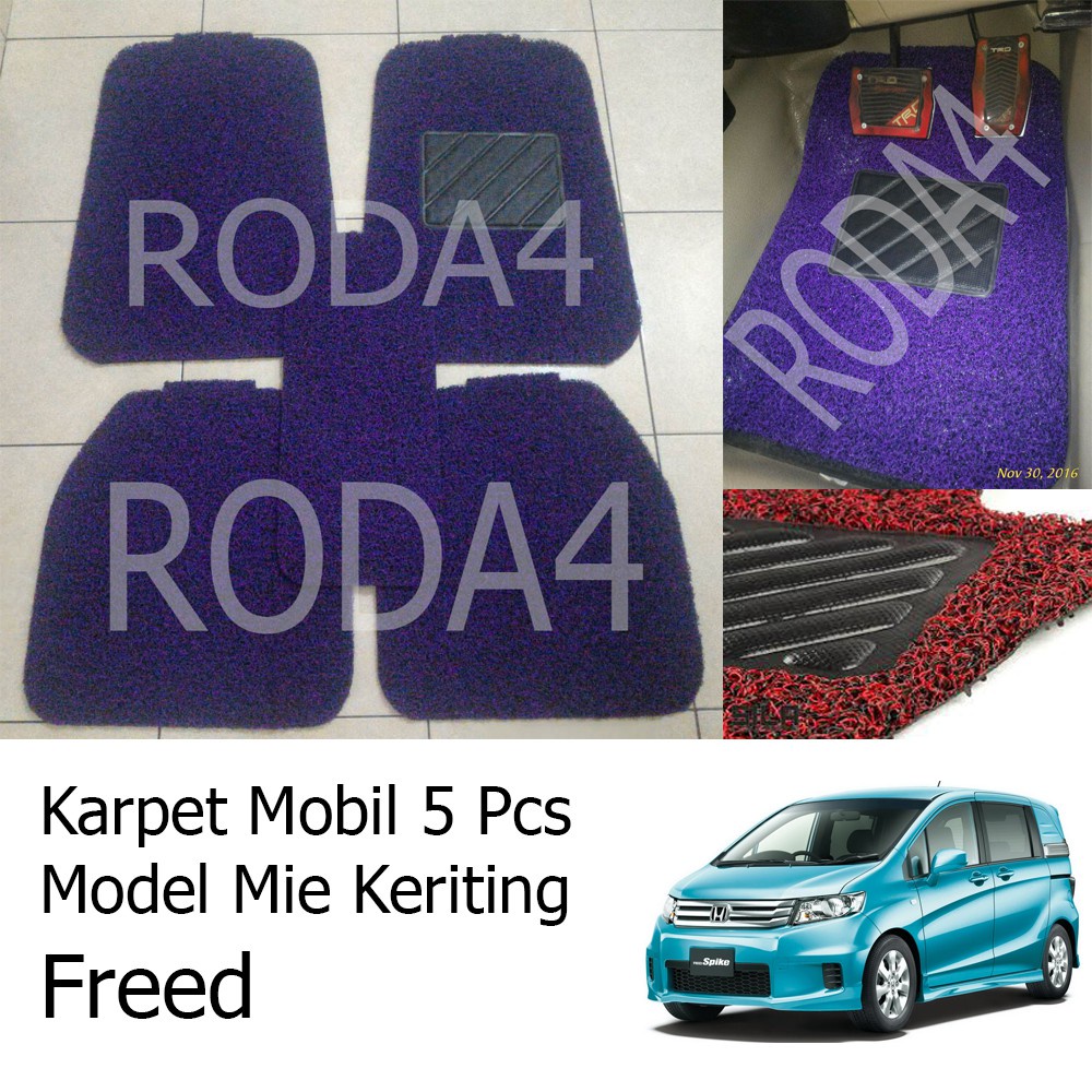 Karpet Mobil / Car Carpet / Floor Mats Universal Model Mie Keriting Freed