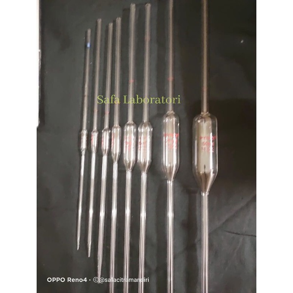 Pipet Volume 1 Ml / Pipet Gondok 1Ml Pyrex