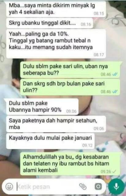 Obat Uban Sari Ulin Hasil PERMANEN Obat Uban Alami Tanpa Semir