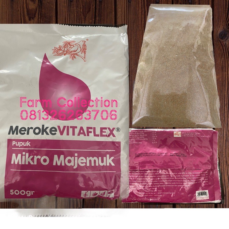 Jual Pupuk Mikro Majemuk Vitaflex Meroke Repack Gr Nutrisi Abmix