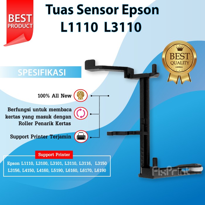 Tuas Sensor Kertas L1110 L3150 L3110 Pelatuk Printer L1110 L1210 L1250 L1256 L3100 L3101 L3110 L3210 L3116 L3150 L3156 L3250 L3256 L5190 L5290 L5296