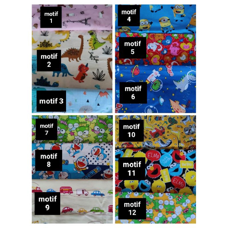 Masker Anak Nyaman Aneka Motif Lucu