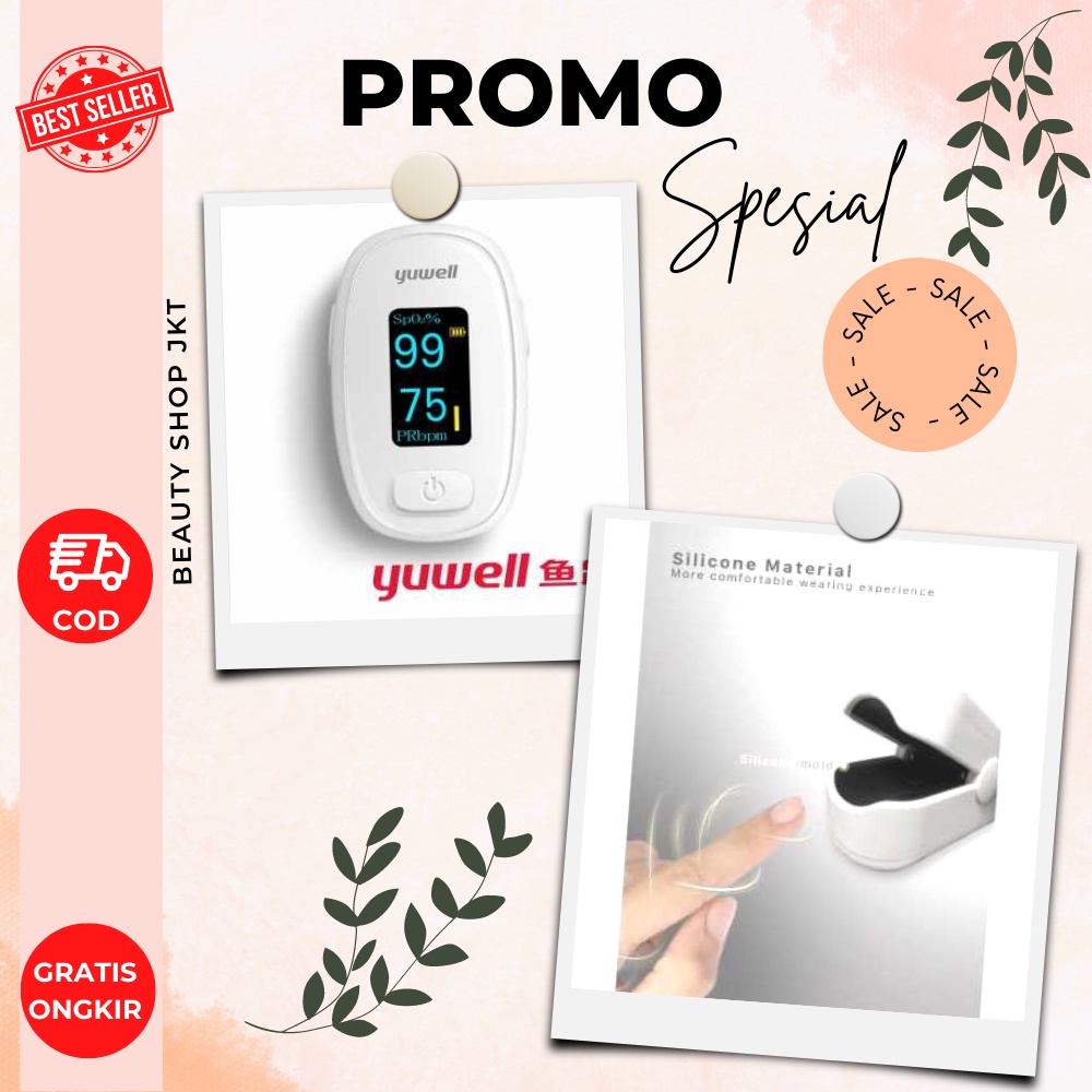 Yuwell Alat Pengukur Detak Jantung Oksigen Pulse Oximeter - YX306