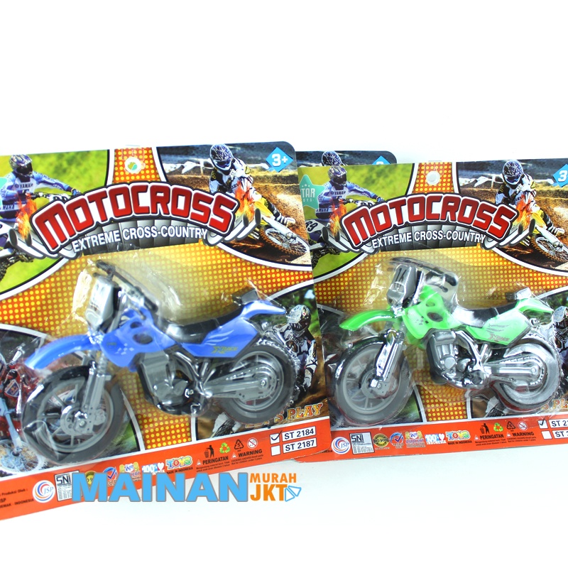 MAINANKEI MAINAN ANAK MURAH MOTOCROSS ST2184 MOTOR MOTORAN EXTREME RACE