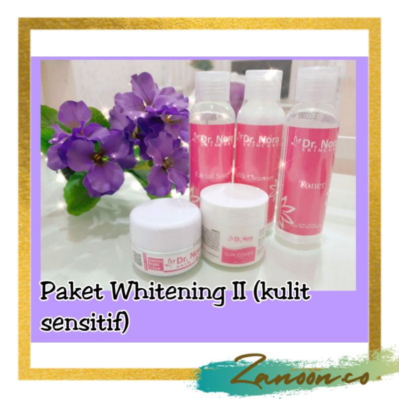 paket whitening skincare 2 dr. Nora aurellskincare