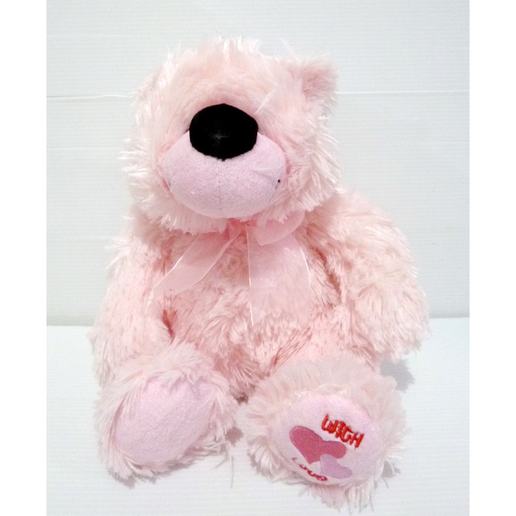 Boneka Teddy Bear Original Precious Thots With Love Pink Teddy Bear