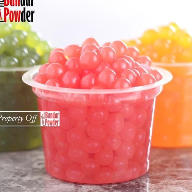 

[DEN✢] Popping Boba Strawberry 500gram - Poping Boba Lokal Halal - Bandar Powder YBTerupdate Best Pr