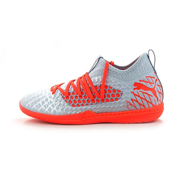 SEPATU FUTSAL PUMA FUTURE 4.3 FETFFIT IT GLACIAL BLUE RED