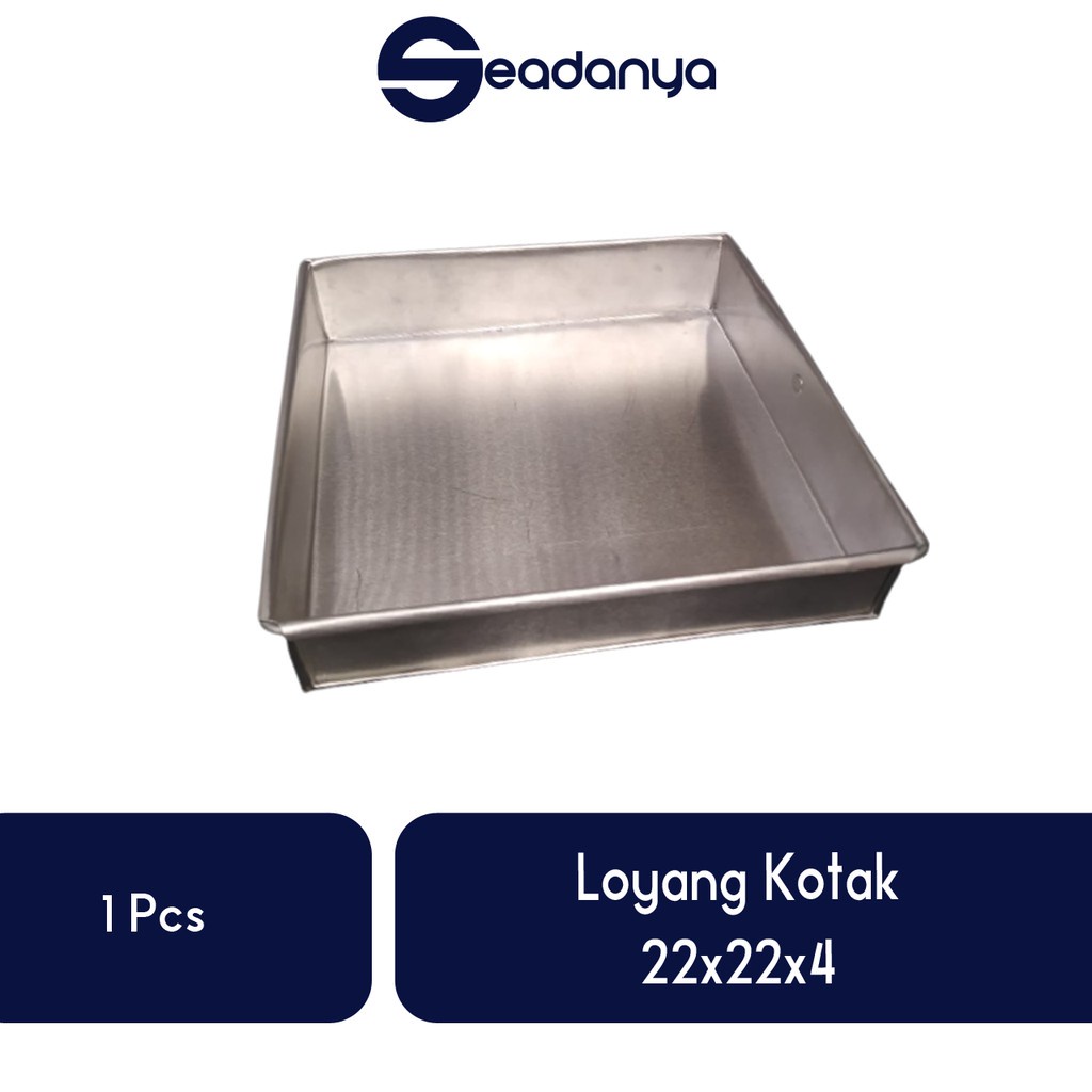 

Loyang Kotak 22x22x4-Loyang /Loyang Terbaru/Loyang/Loyang Ukuran 22x22x4/Loyang Terlaris/Loyang Termurah