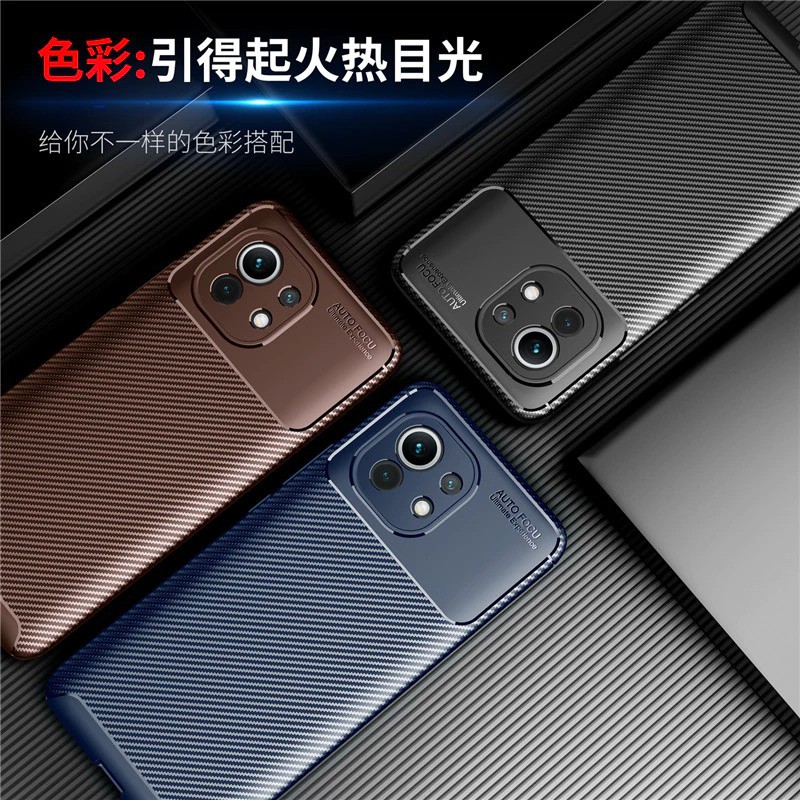 Softcase Xiaomi Mi 11 Lite Anti-Fall Camera Protector Case Xiaomi M11 Lite