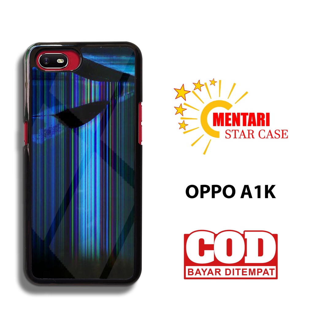 Case OPPO A1K MOTIF LCD RUSAK Mentari Casing Casing hp Case hp Motif case Motif Casing Casing Hardca