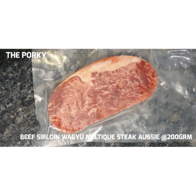 

BEEF SIRLOIN WAGYU MELTIQUE STEAK AUSSIE @200GRAM