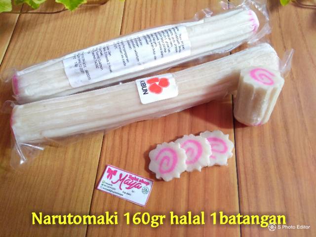 Frozen Narutomaki 1batang naruto maki halal bakso ikan ramen udon shabu shabu fish cake baso