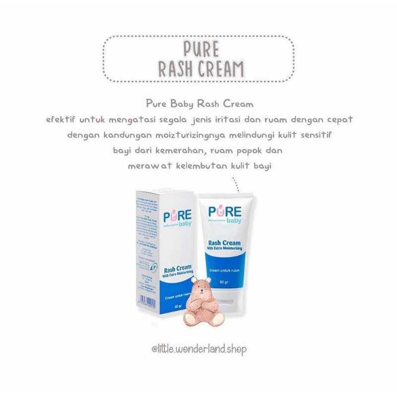 Pure Rash Cream 50gr