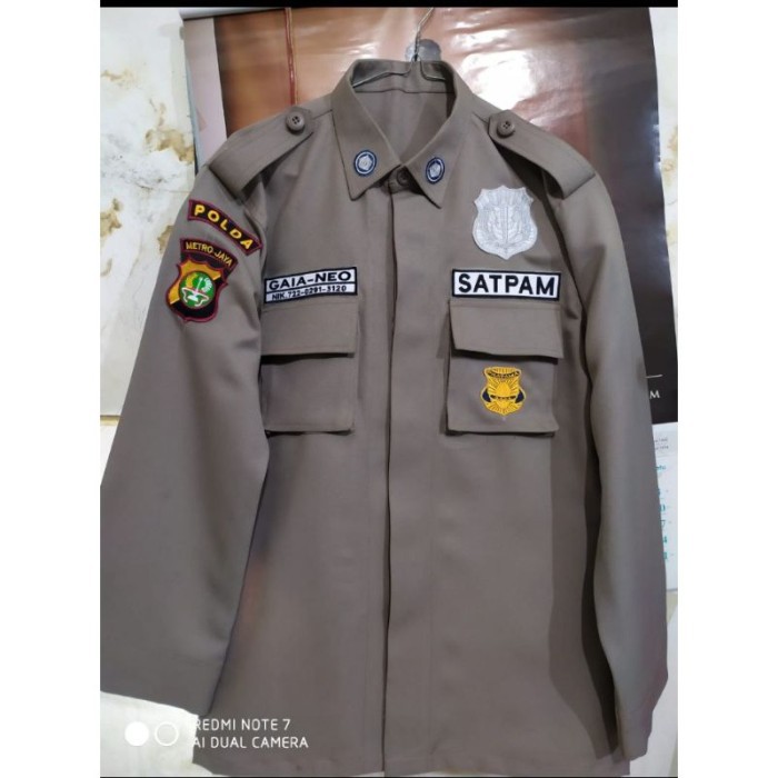 Termurah Baju seragam satpam - security terbaru PDL SATU Bahan GAIA Neo Premium di Shopee