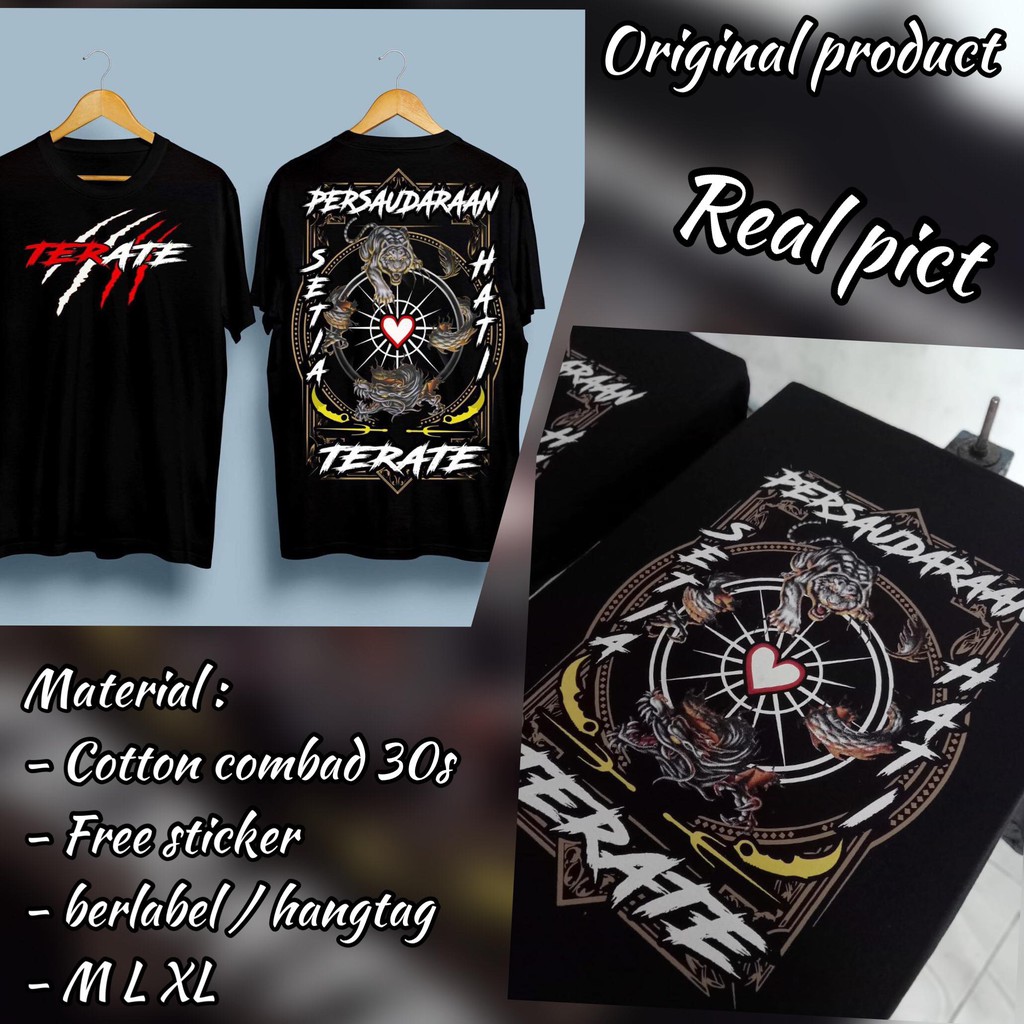 KAOS PSHT(TERATE) kaos psht keren kaos psht terbaru kaos murah kaos terate