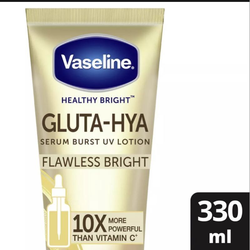 gluta hya vaseline flawless bright/dewy radiance 330ml