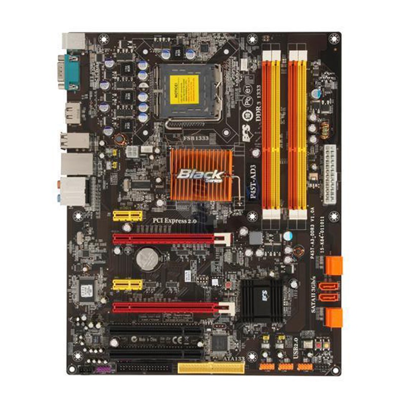 PREORDER For ECS P45T-AD3 Motherboard LGA 775 Motherboard DDR3 1066MHz Intel P45 PCI-E X16 SATA 2 Su