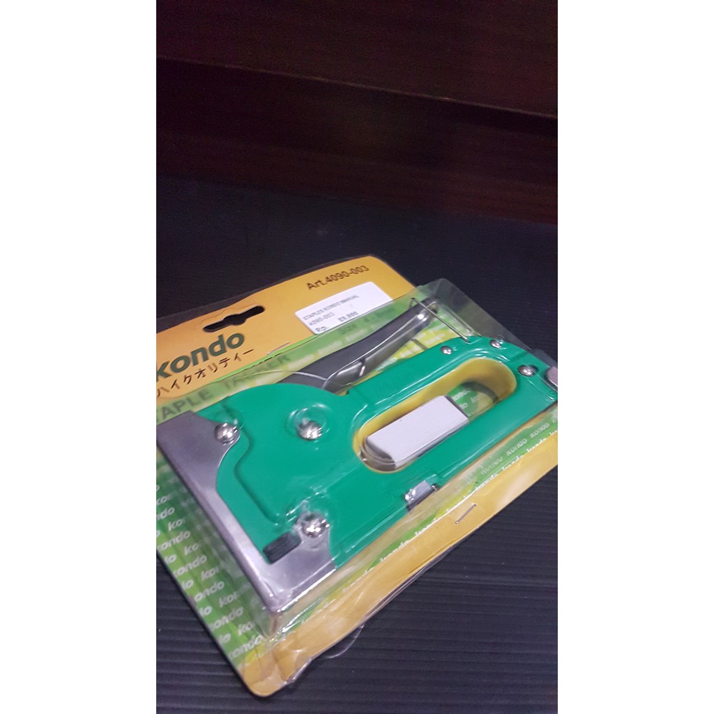 

Staples Manual Kondo 4 - 8 mm / Staple Gun Tacker / Alat Tembak Paku Manual