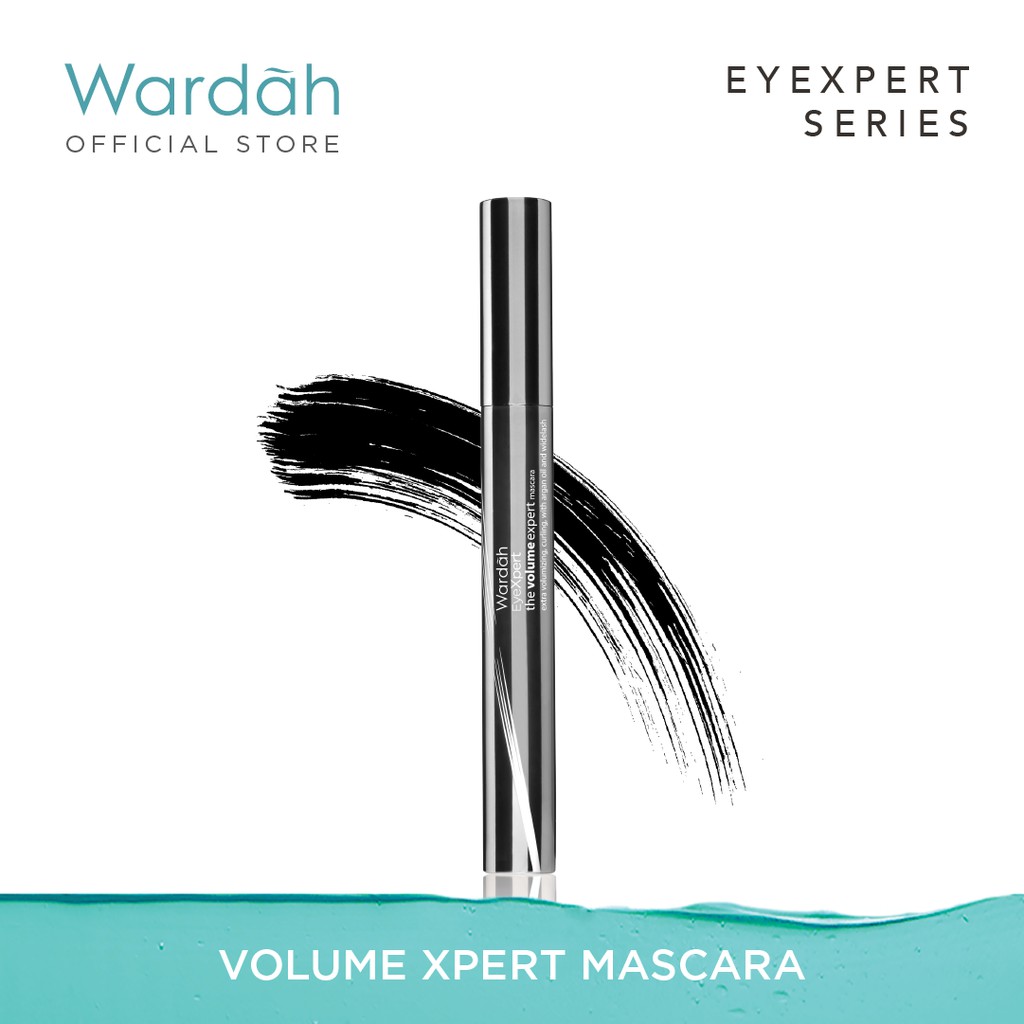 Wardah EyeXpert The Volume Expert Mascara - Mascara Waterproof Yang Melentikkan dan Menebalkan