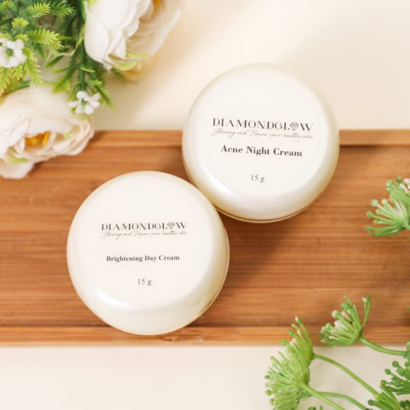 Acne/Normal (Brightening Sunscreen + Night Cream) diamond glow