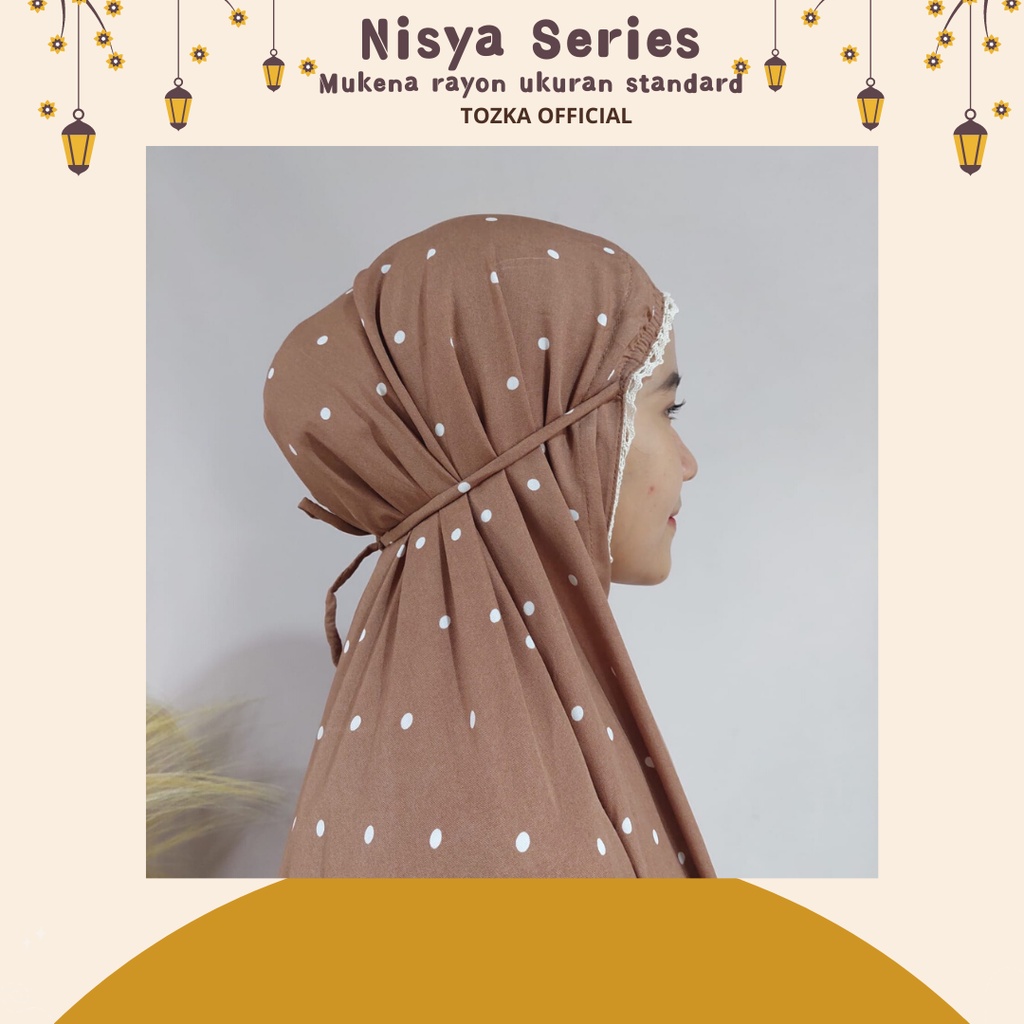 Mukena Nisya series I Mukena rayon I Ukuran standard