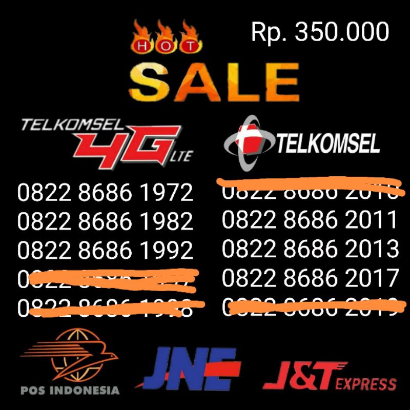 NOMOR CANTIK TAHUR KELAHIRAN RAPI 8686