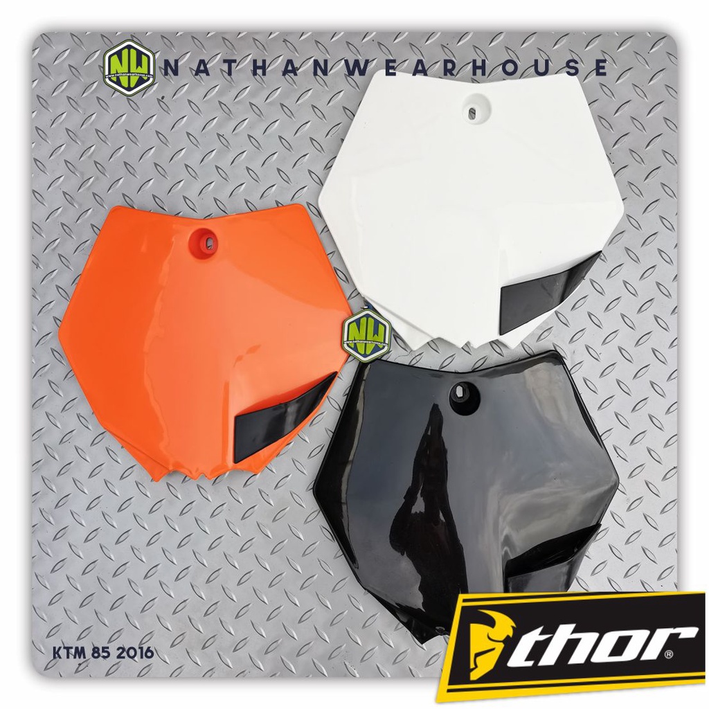 Cover Plat Tempat Papan Nomor Nomer Depan KTM 85 2016 SIXDAY SIX DAY THOR