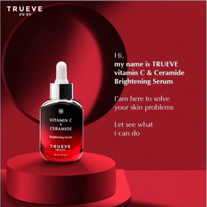 Trueve Vitamin C &amp; Ceramide Brightening Serum ( Serum Wajah )