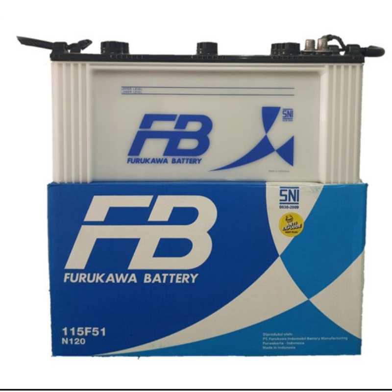 AKI BATERAI BASAH FB FURUKAWA N120/115F51 GENSET TRUCK KAPAL 120AH