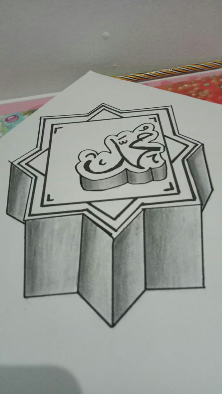 Wallpaper Dinding Stiker Embos Gold Biru 45 Cm X 10 M