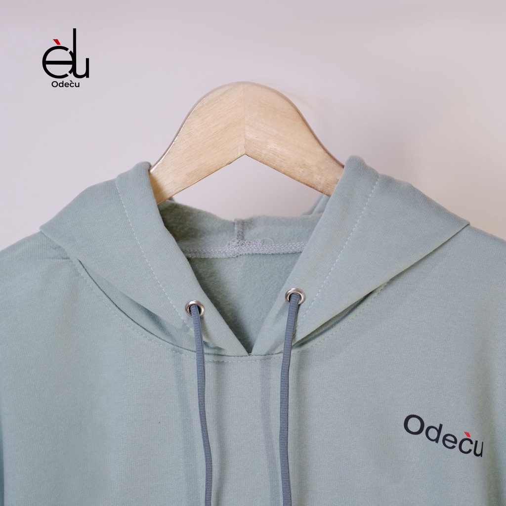 ODECU HOODIE SAGE GREEN SWEATER OVERSIZE WANITA PRIA