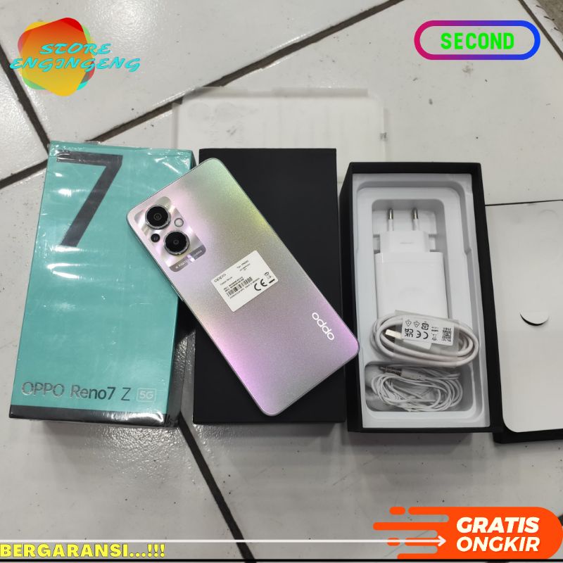 SECOND OPPO RENO 7z 8/128 BERGARANSI