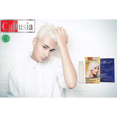 Bleaching- PEWARNA RAMBUT CULTUSIA Seri 0/00 30ML