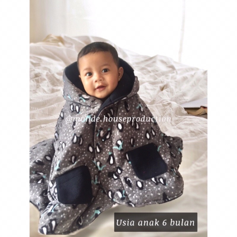 BABYCAPE Selimut topi premium blanket bayi murah