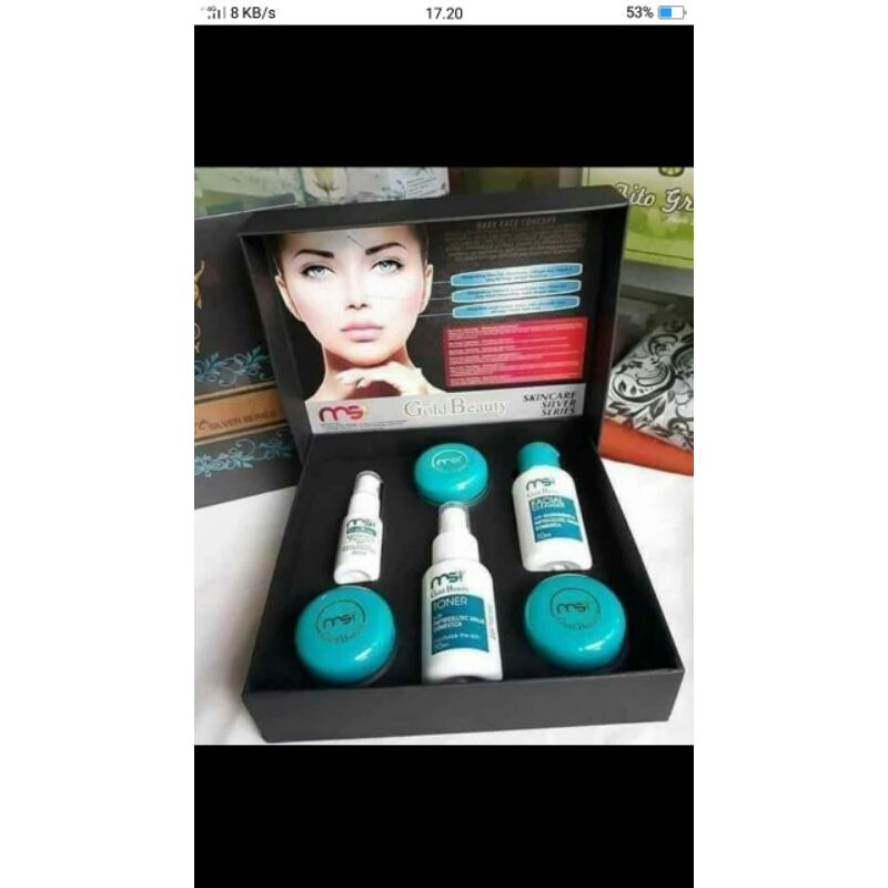 gold beauty series msi( paket krim siang malam)