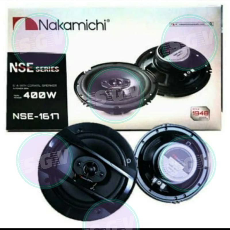 SGV Speaker coaxial nakamichi NSE 1617 mobil universal