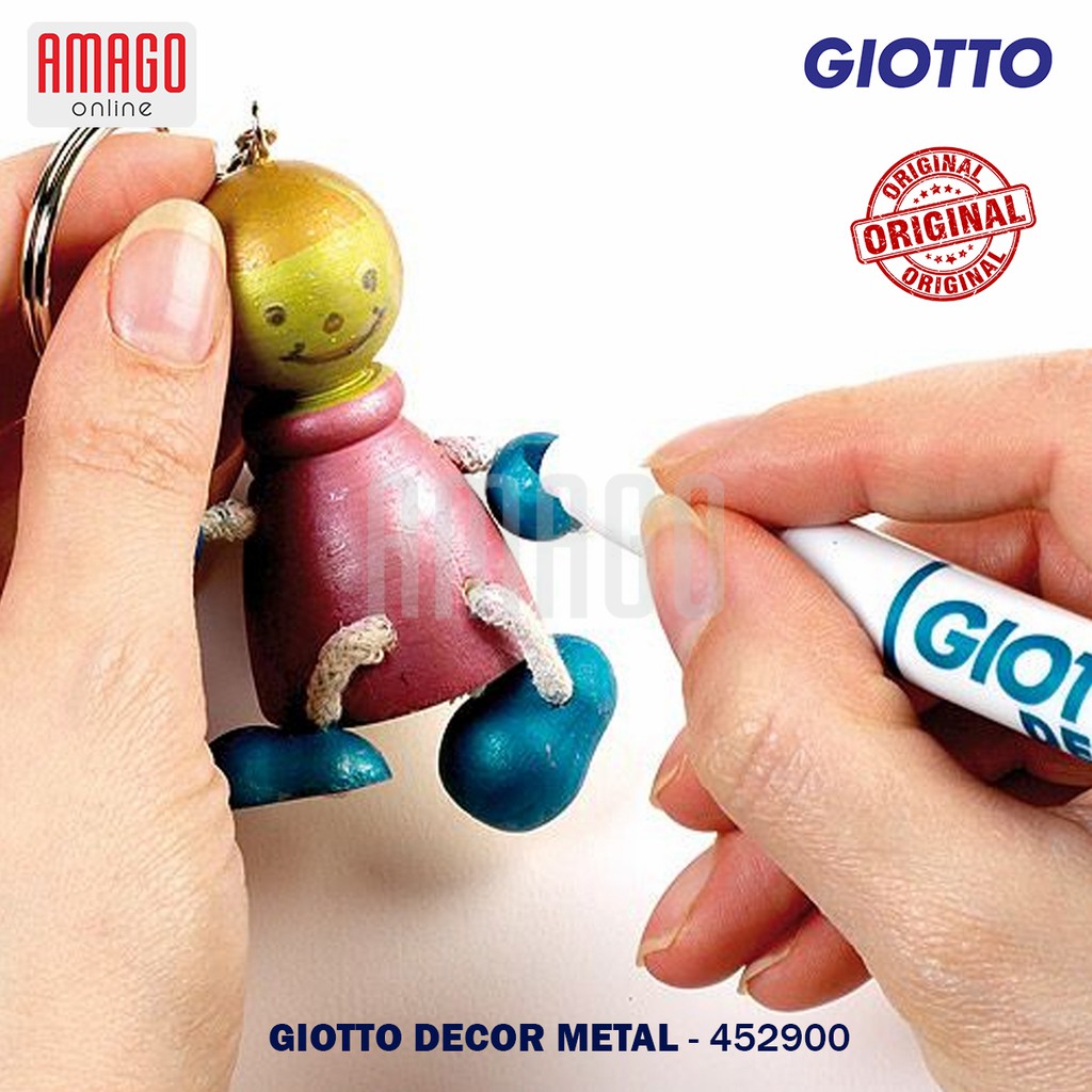 GIOTTO DECOR METAL - FIBER PEN 5 COLORS - 452900