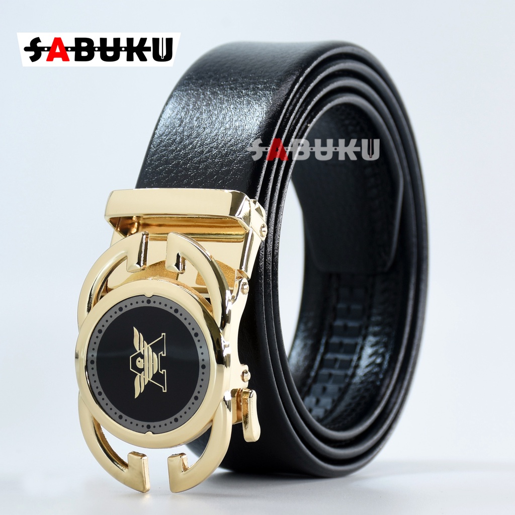 Ikat Pinggang Pria Model Rell Outo Lock Sabuk Rell Otomatis  Mewah Korea  - 064