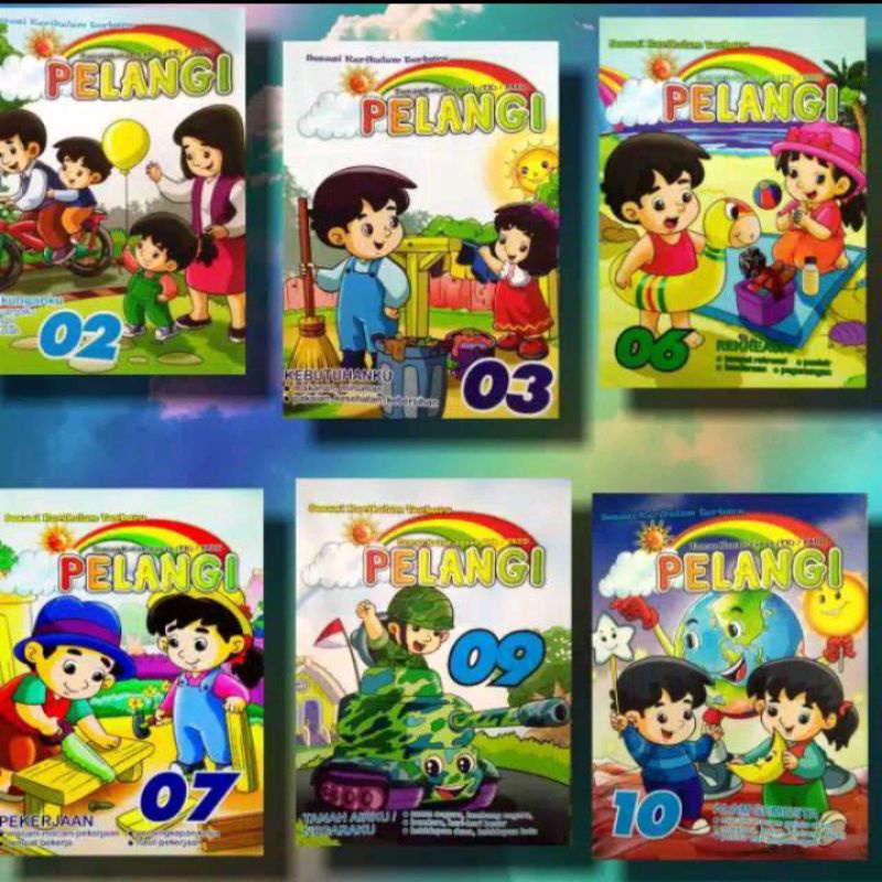 Majalah Anak Paud TK RA Fajar - Cahaya(TK B) -  Pelangi - Mentari (PG-TK A) - Ardian Jaya Mandiri-PELANGI