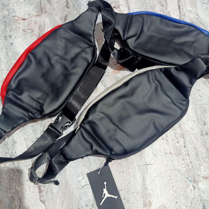 Waistbag Nike air jordan Leather Belt Bag Tas Pinggang Import