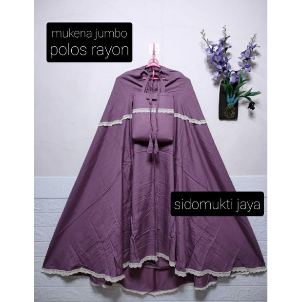 MUKENA DEWASA/MUKENA POLOS KATUN RAYON