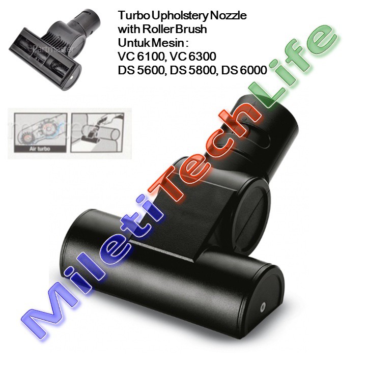 Karcher Turbo Upholstery Nozzle for Vacuum VC6100 VC6300 DS5600 DS5800 DS6000