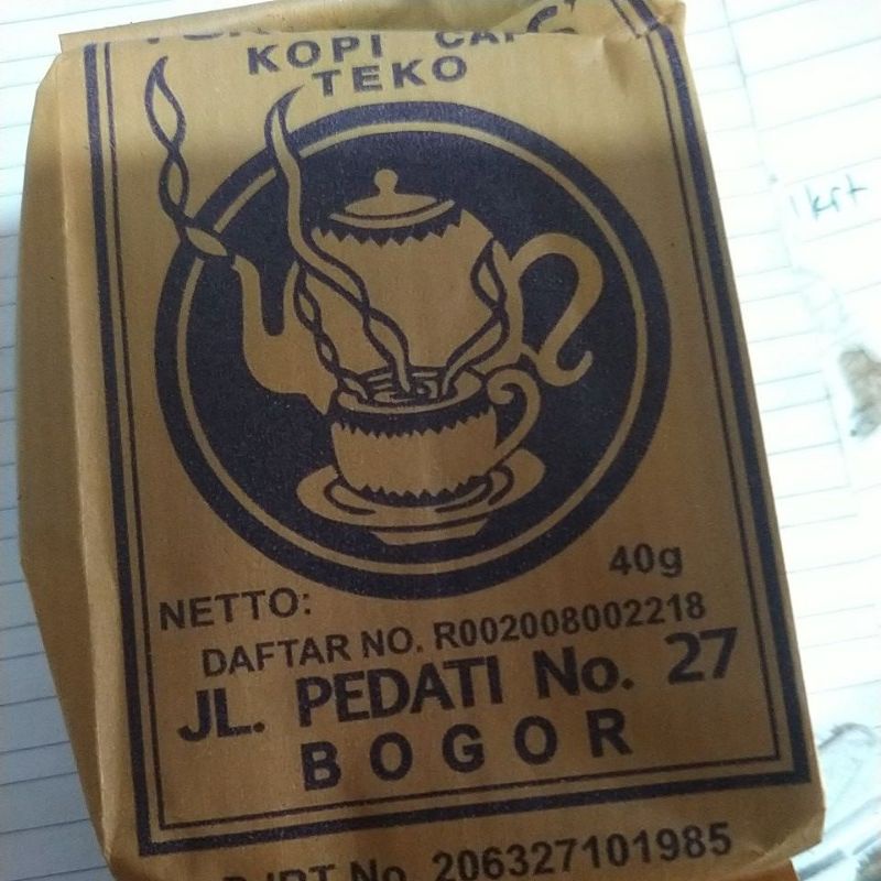 

Kopi Cap Teko khas Bogor 40gr