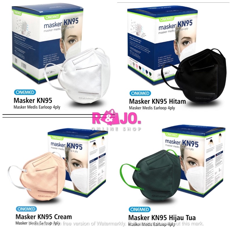 Masker KN95 Onemed isi 20 pcs Masker Medis