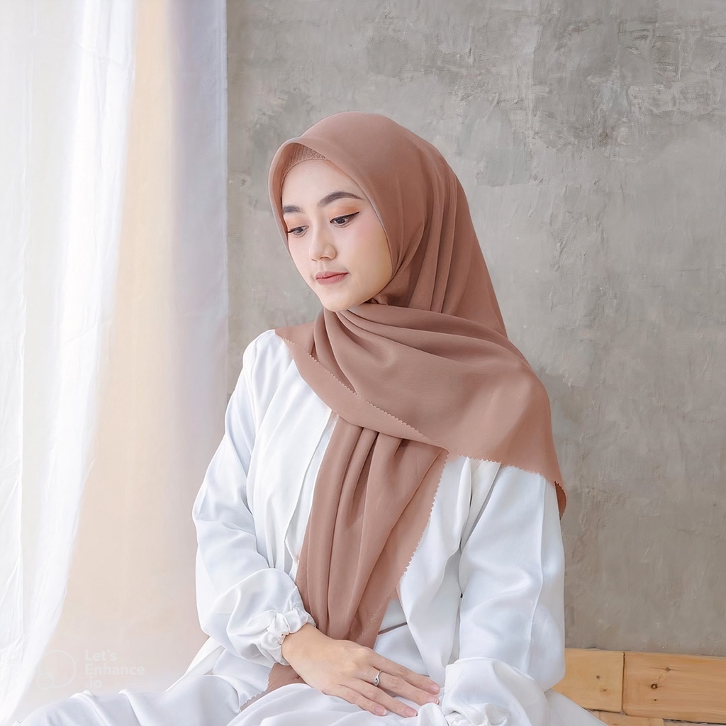 [TERMURAH &amp; BISA GROSIR] Jilbab Segiempat BELLA SQUARE LASERCUT Warna Lengkap / Hijab Bella Laser Bahan Double Hycount / kerudung bella laudya square /jilbab laser BISA COD