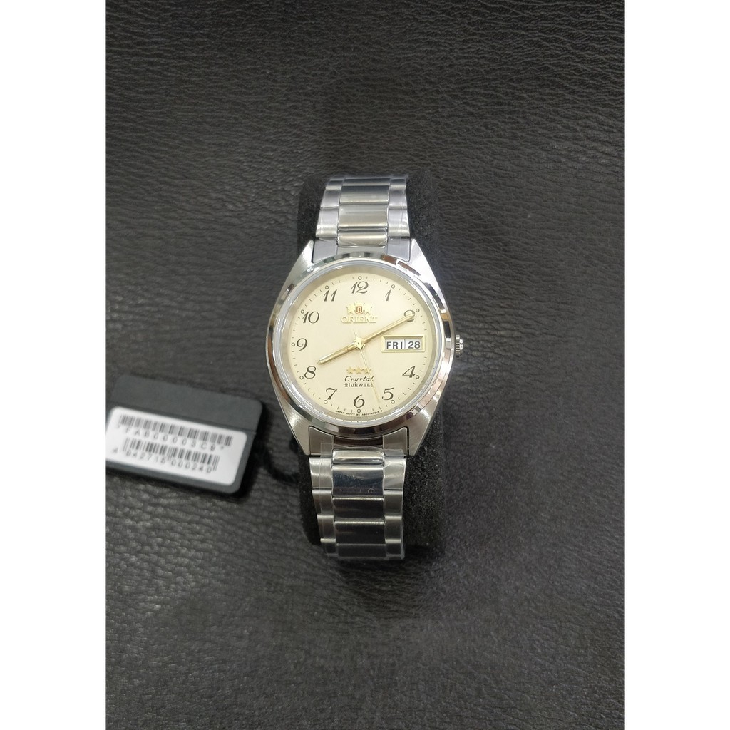 Jam Tangan Pria Orient 3 Stars Automatic Silver