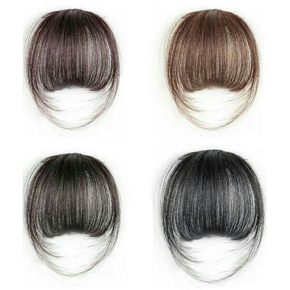 PONI CLIP RAMBUT PALSU WANITA TIPIS + SIDE BANG 01